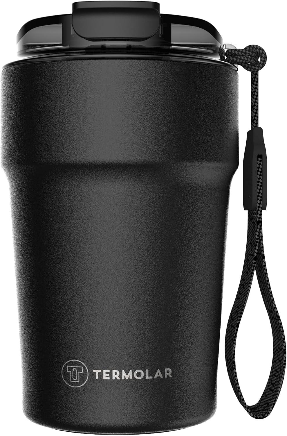 TERMOLAR Copo Térmico Inox UNIQ 380ml Preto