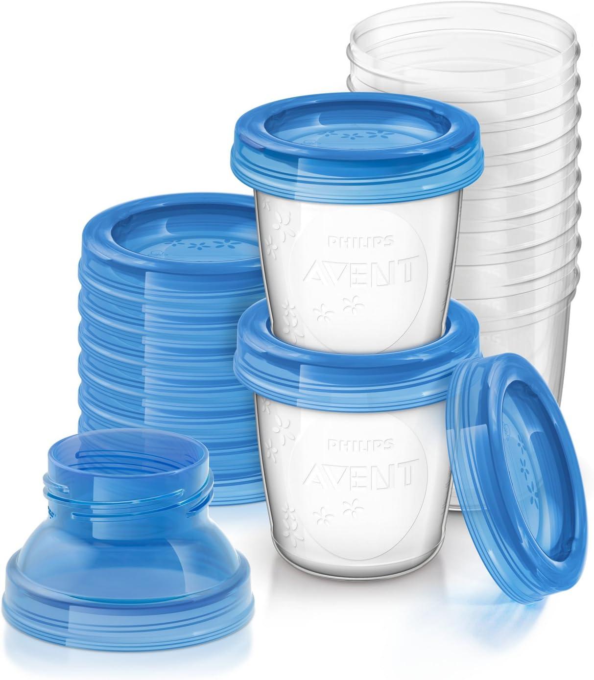 Copos para Armazenamento de Leite Materno Philips Avent 10 peças Transparente 180 ml