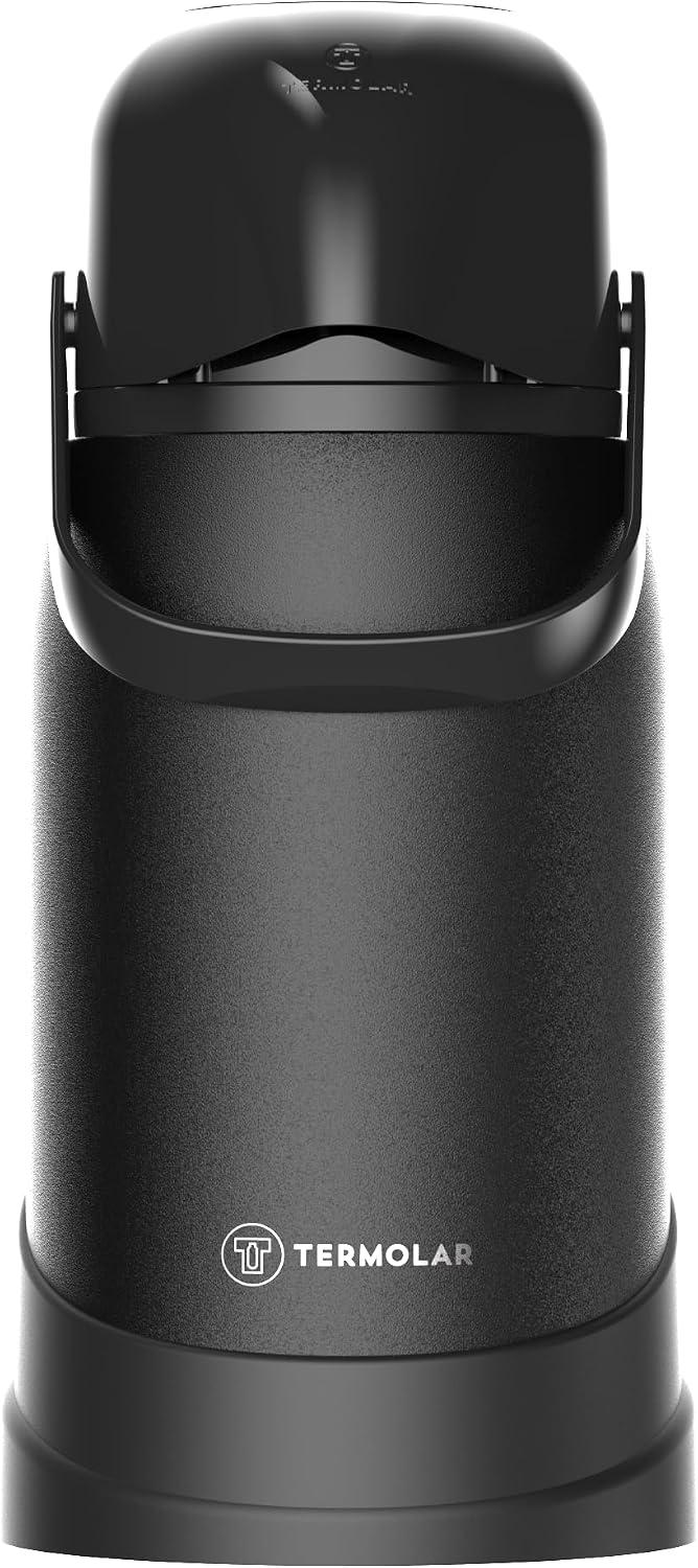 TERMOLAR Garrafa Térmica R-Evolution Pressão 100% Inox 1,2L Preta
