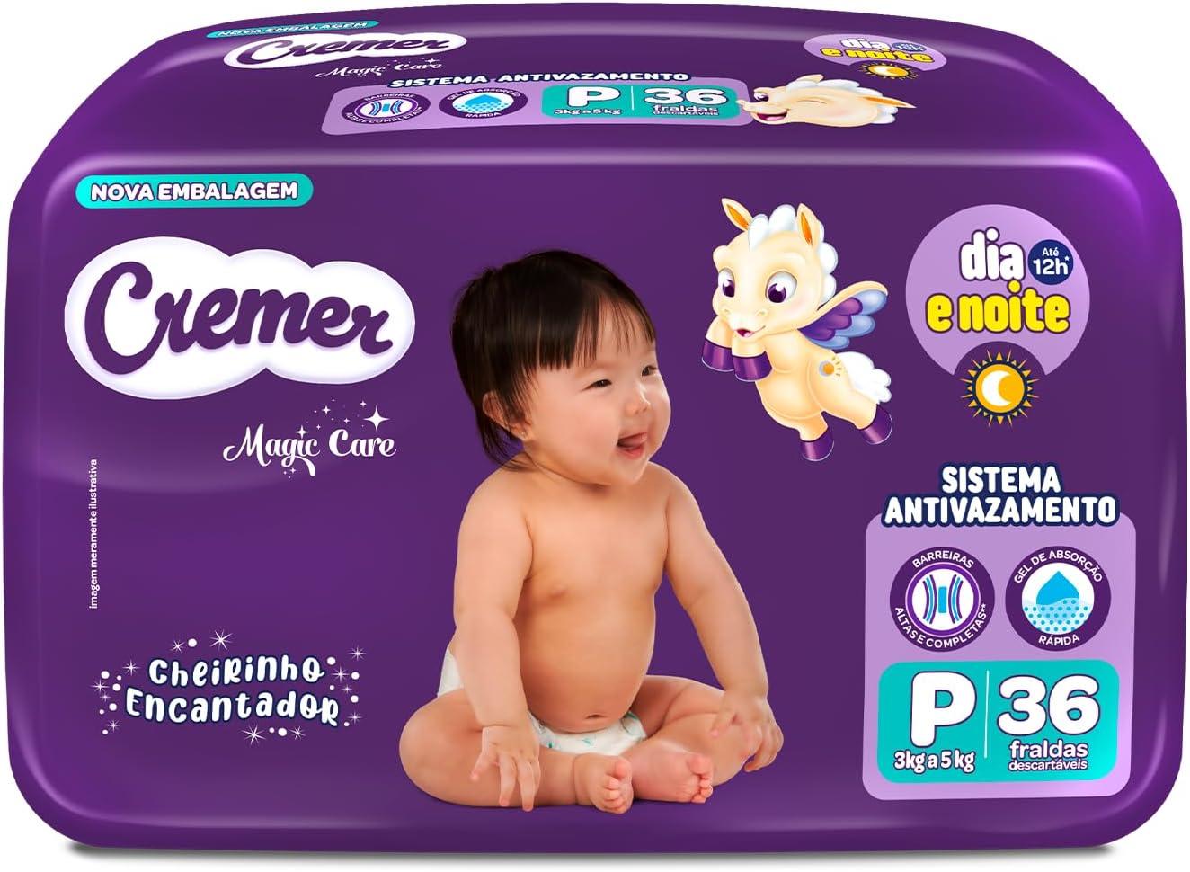 Fralda Cremer Econômica P 36 Unidades