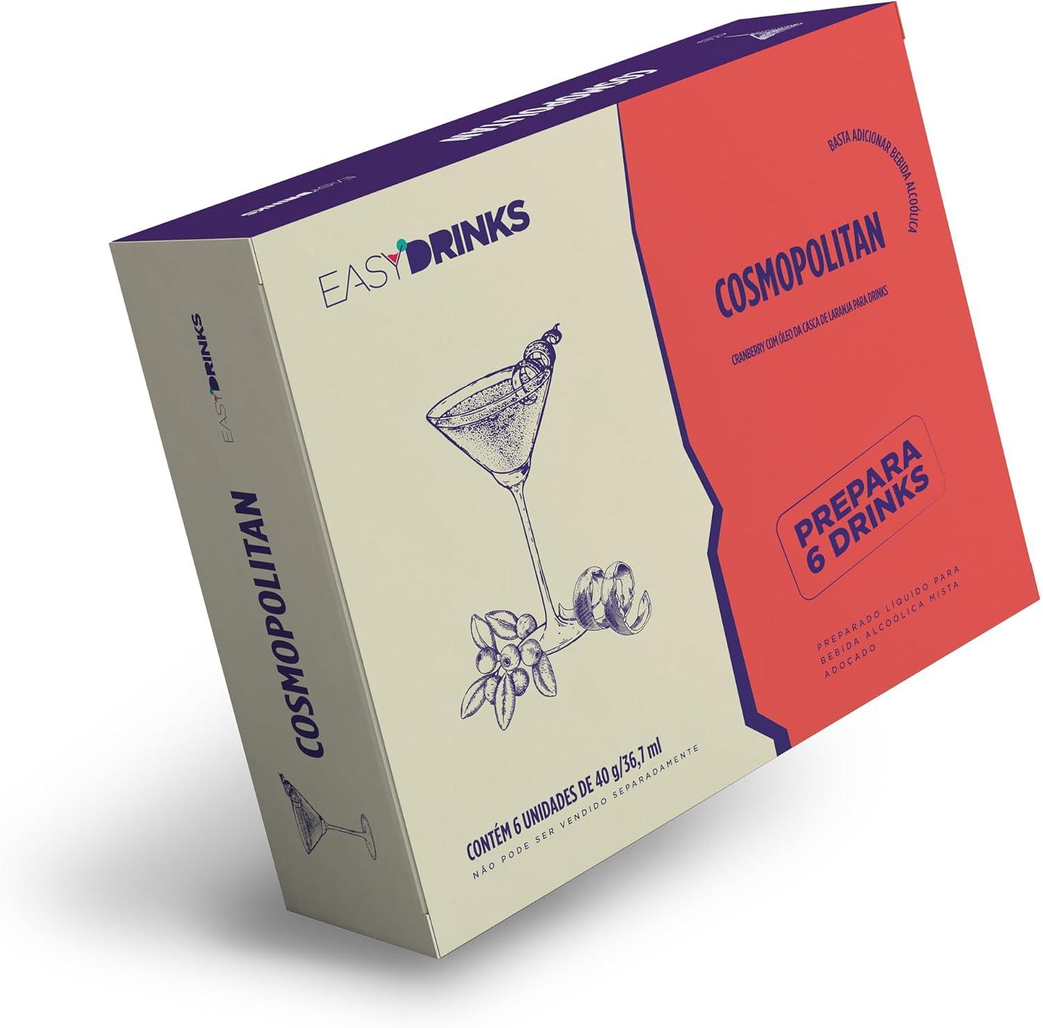 Easy Drinks - Clássico Cosmopolitan (Cranberry e Laranja)