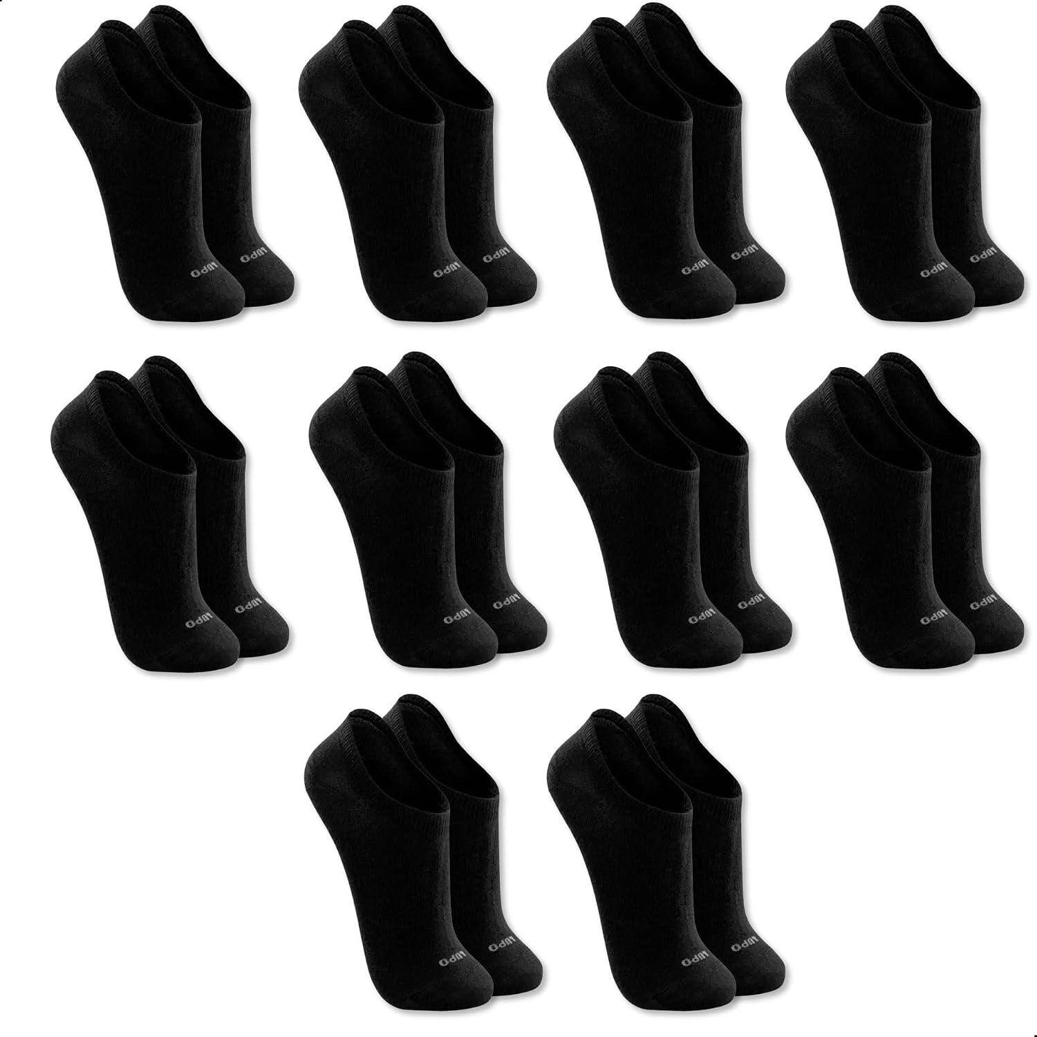 Kit 10 Pares de Meia Soquete Invisível Cano Curto Masculina Lupo Original