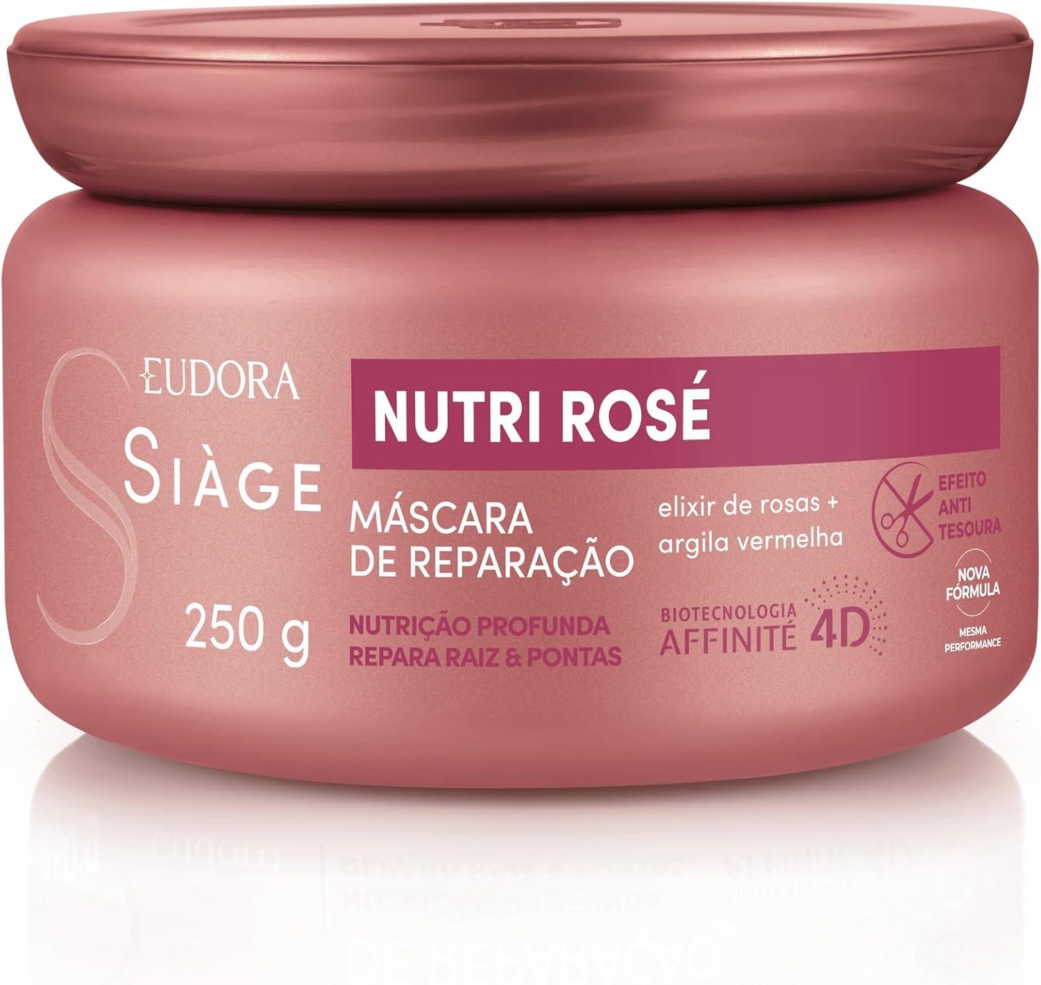 Máscara Capilar Creme Siàge Nutri Rosé Nutrição Profunda 250g