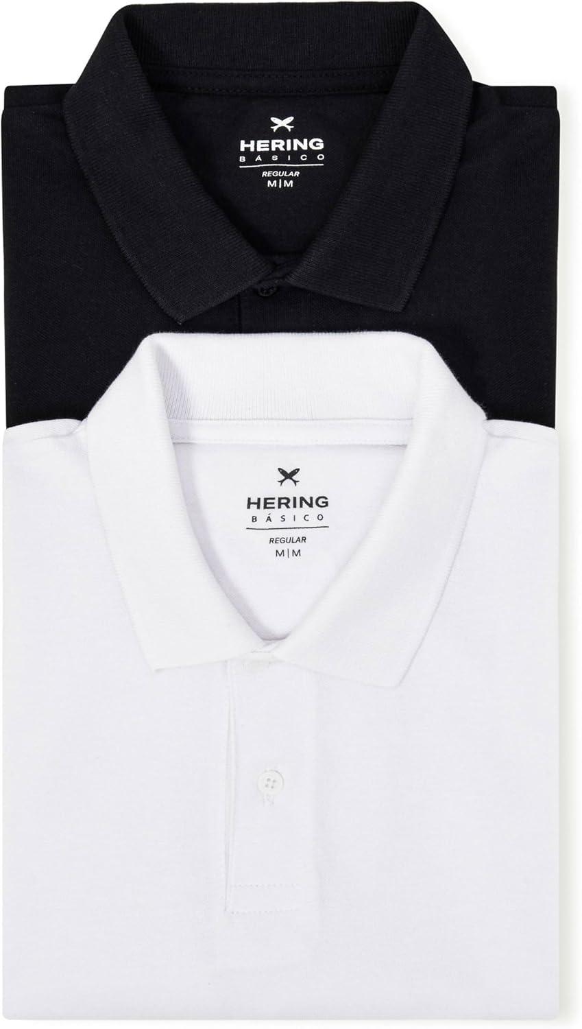 Kit Com 2 Camisas Polo Básicas Masculinas