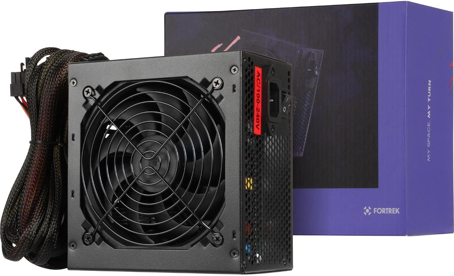 Fonte Gamer ATX 400W PFC Ativo Black Hawk 80 Plus Fortrek