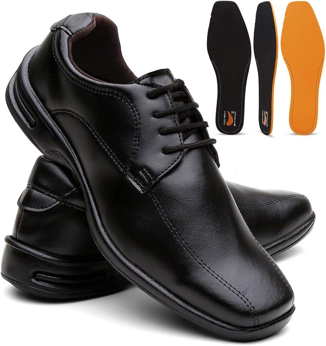 Sapato Masculino Confort Plus Leve E Macio