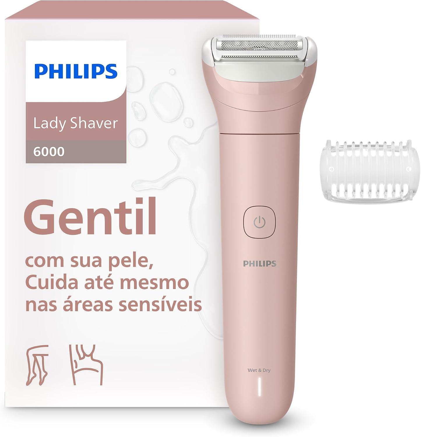 Philips Aparador De Pelos Feminino para Corpo e Axilas Série 6000
