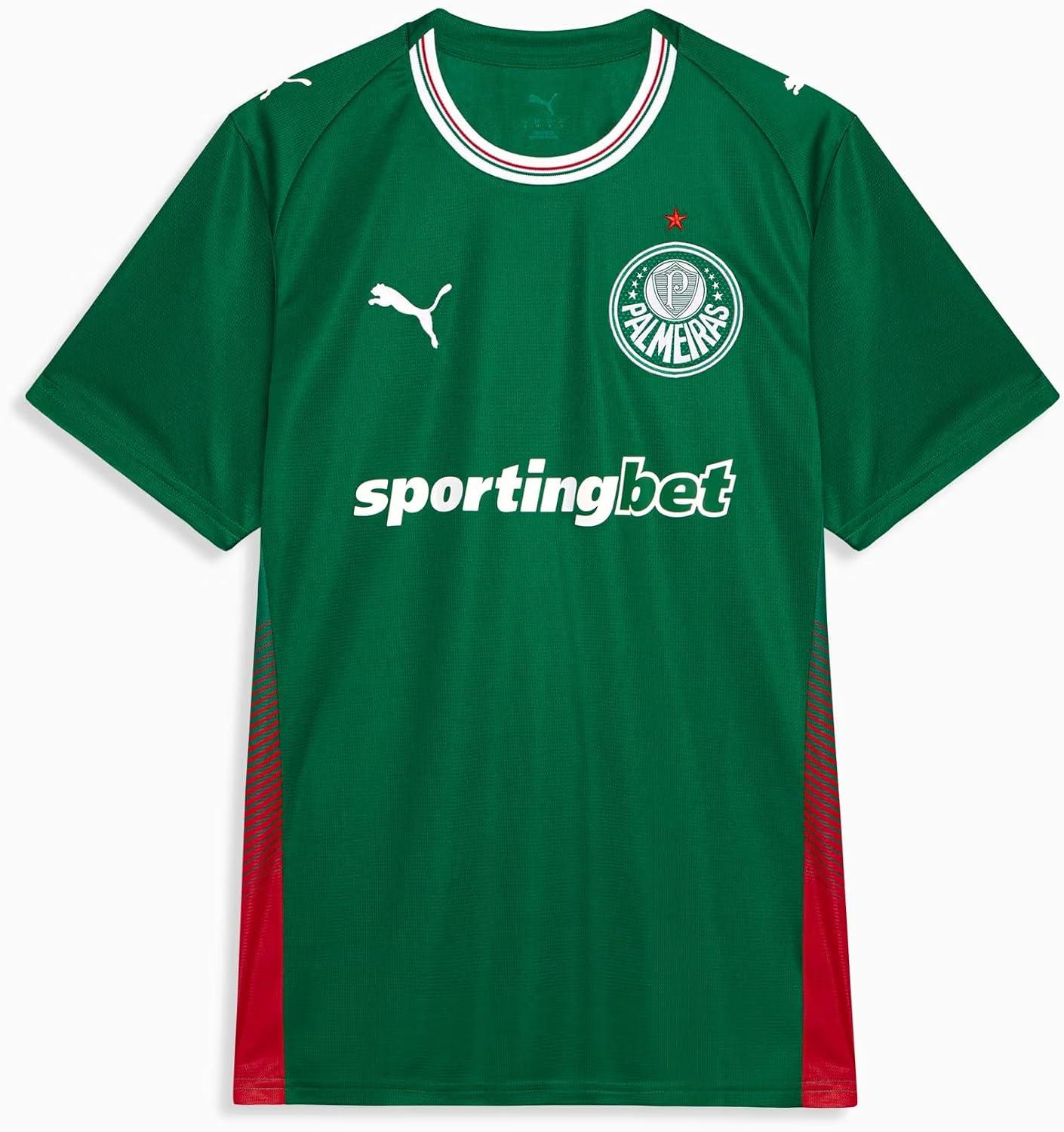 Camiseta Puma Palmeiras Torcedor Home Jersey 26