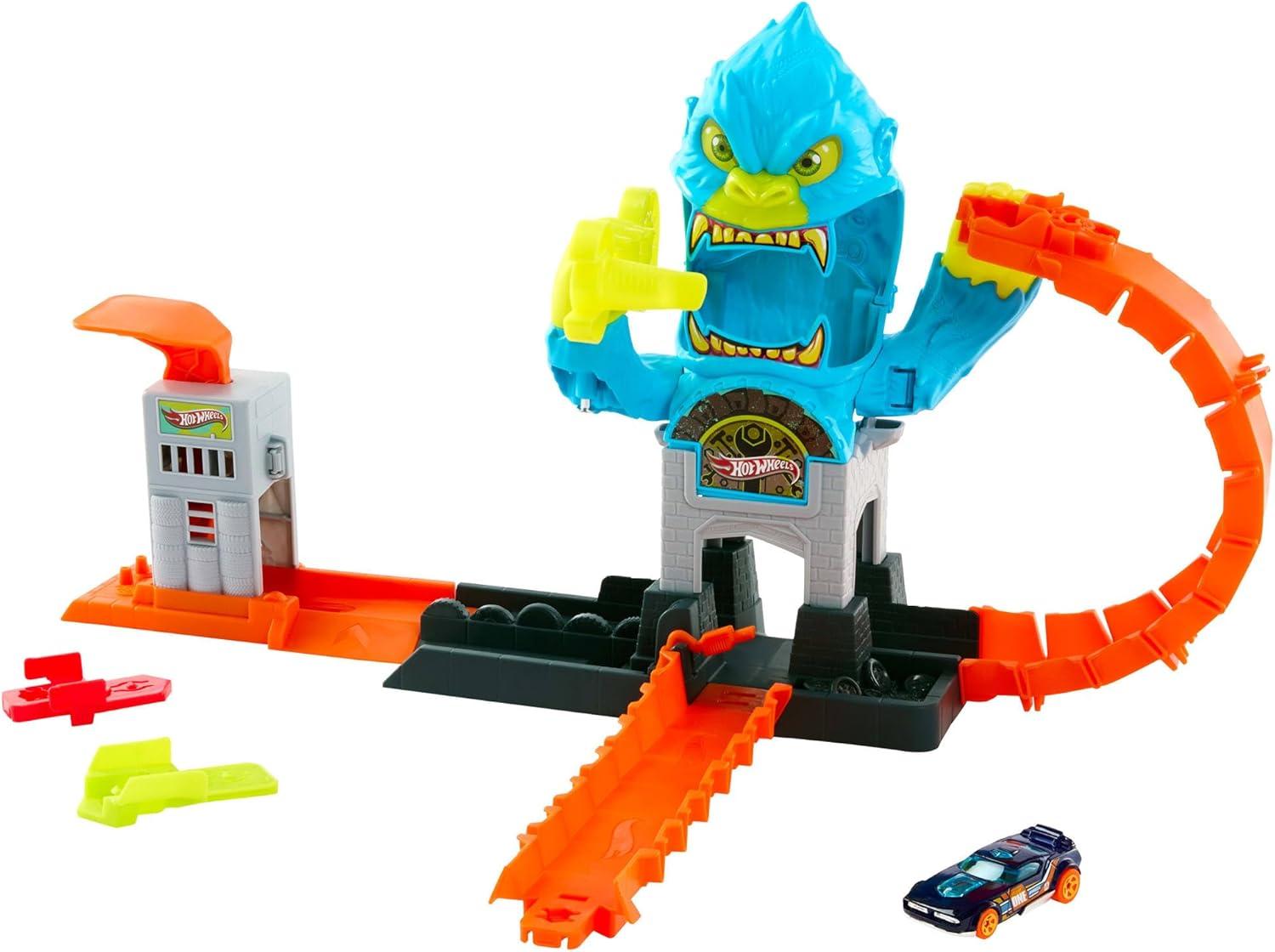 Kit Pista Hot Wheels City Oficina Gorila Mattel
