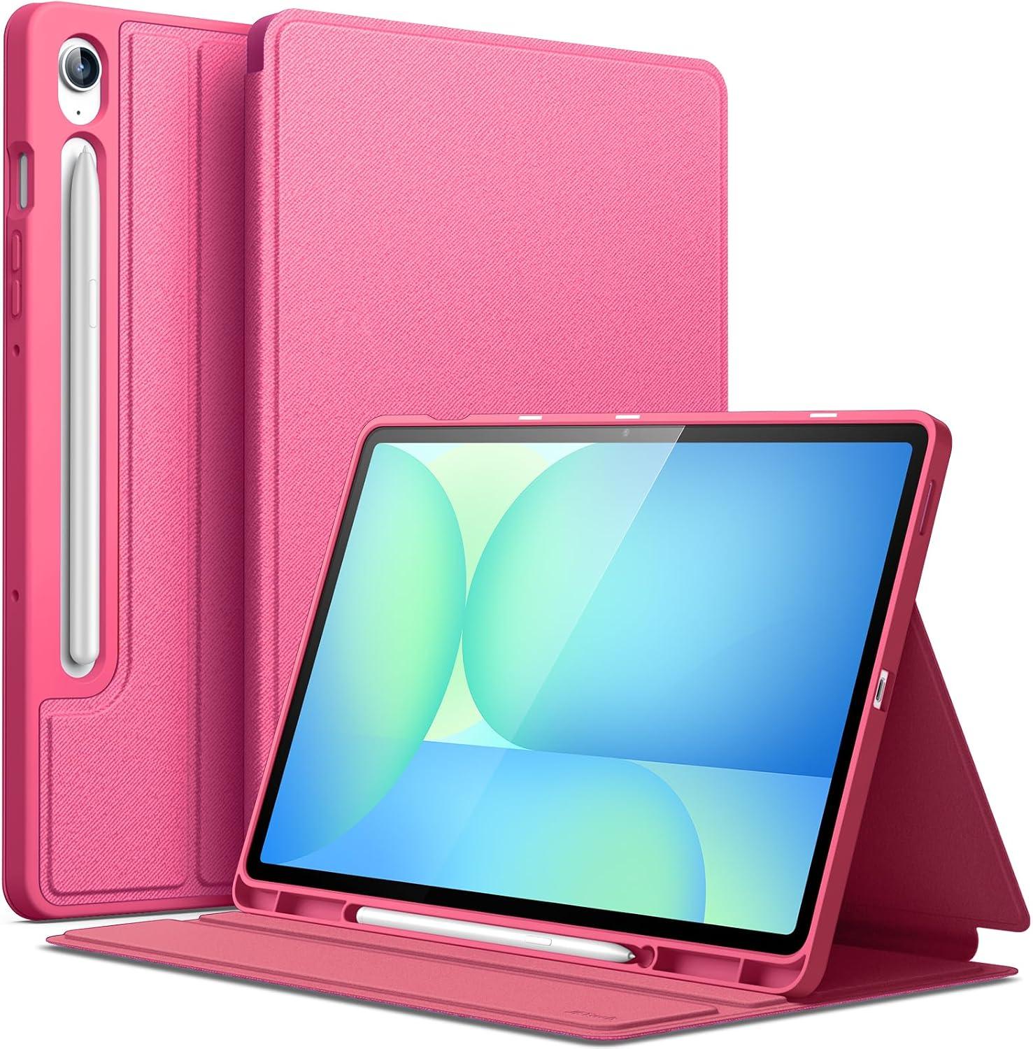 JETech Capa Protetora para Galaxy Tab S10 Lite/S10 FE/S9 FE 10,9", Rosa