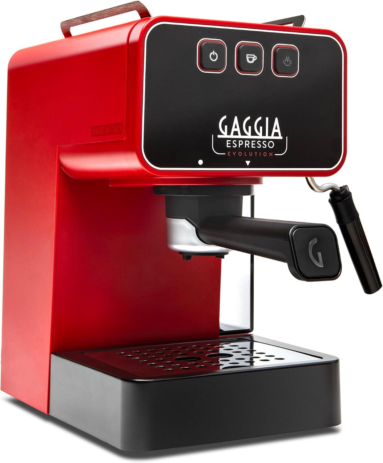Gaggia Cafeteira Espresso Manual Evolution Deluxe Vermelha