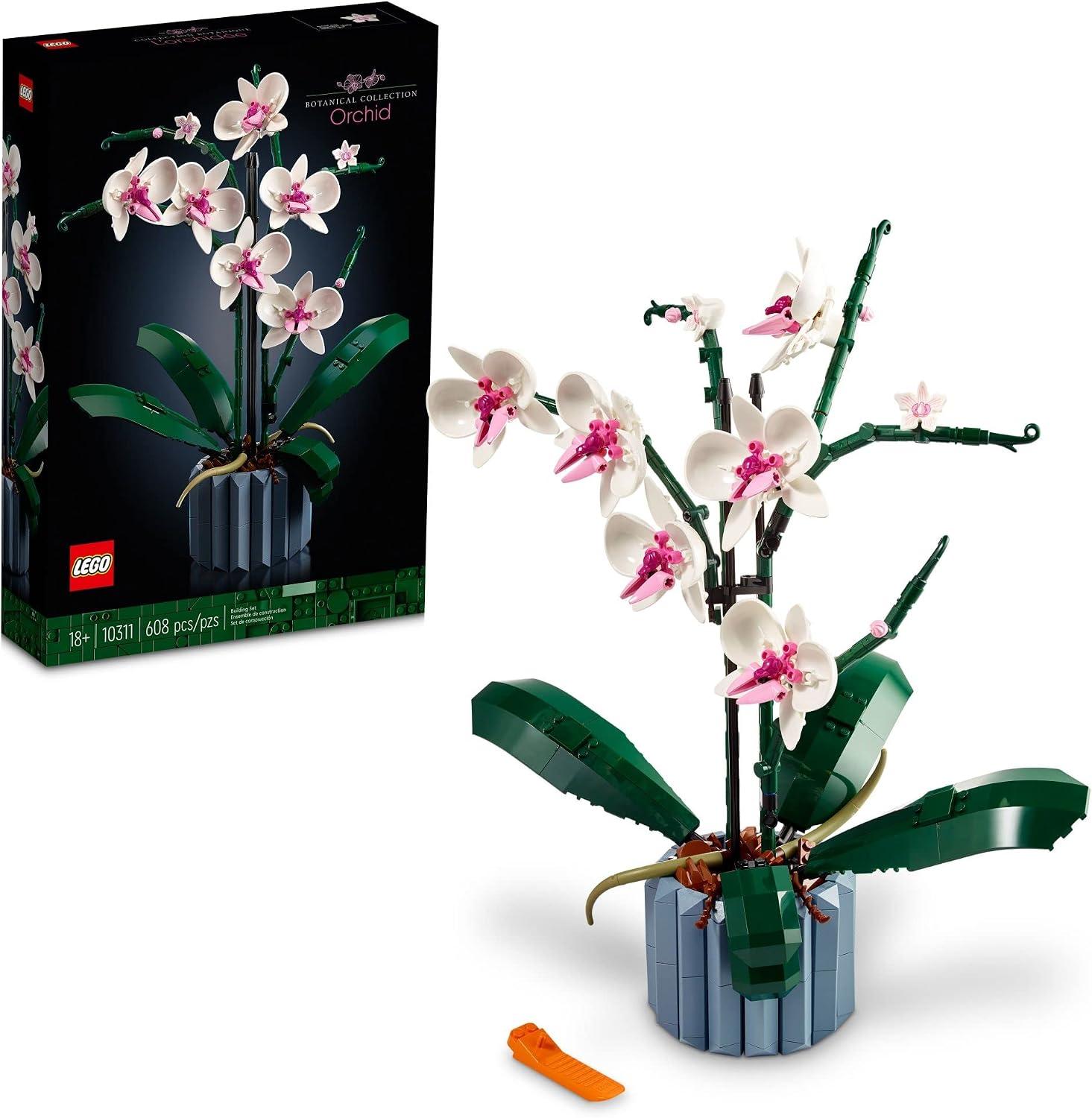 LEGO Orquídea de Decoração de Plantas para Adultos, Construir 10311