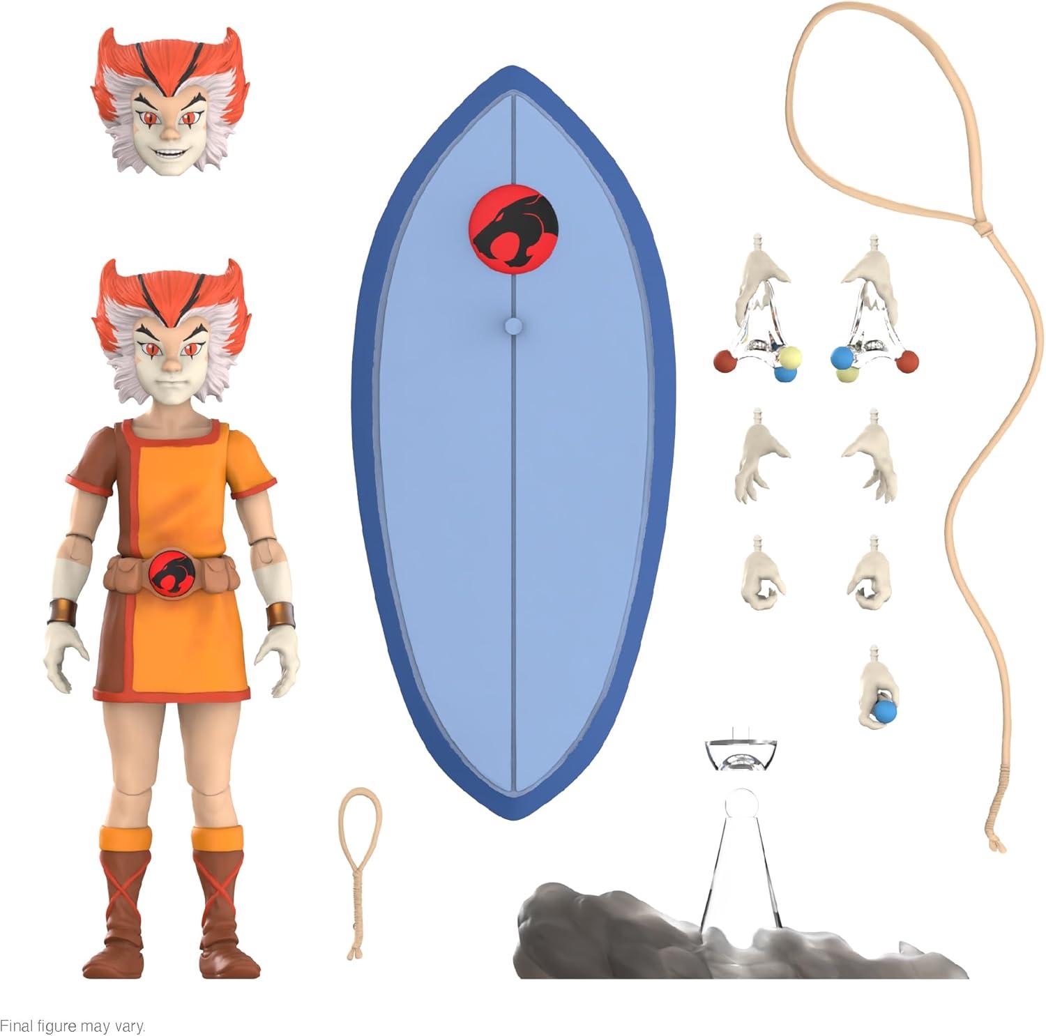 Super7 ULTIMATES! Thundercats WilyKat - 7" Thundercats Action Figure with Accessories Classic Cartoon Collectibles and Retro Toys