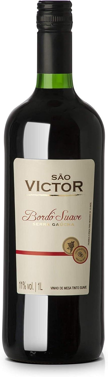Vinho de Mesa Tinto Suave São Victor 1L