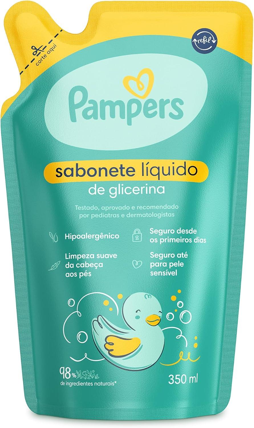 Pampers Sabonete Liquido Refil Glicerina 350ml