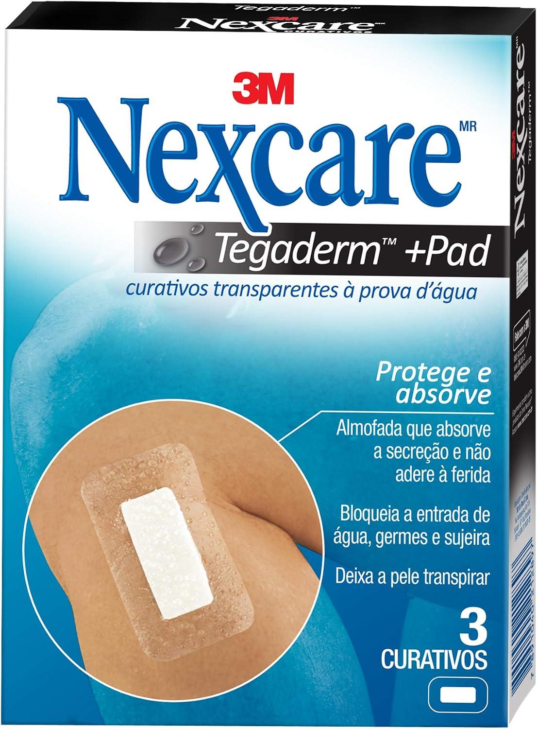 NEXCARE 3M Curativos Tegaderm Com Pad À Prova D'Água 3 Un.