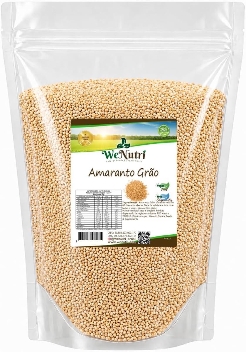 Amaranto Grãos Premium 500g Wenutri