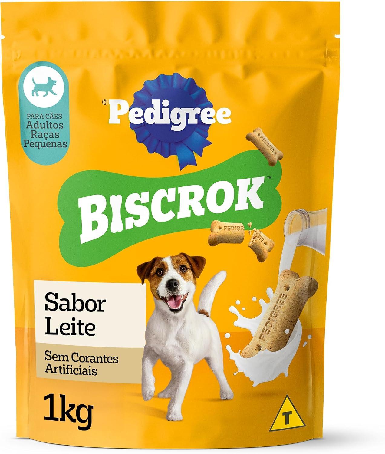 Biscoito Pedigree Biscrok Para Cães Adultos Raças Pequenas, 1 kg