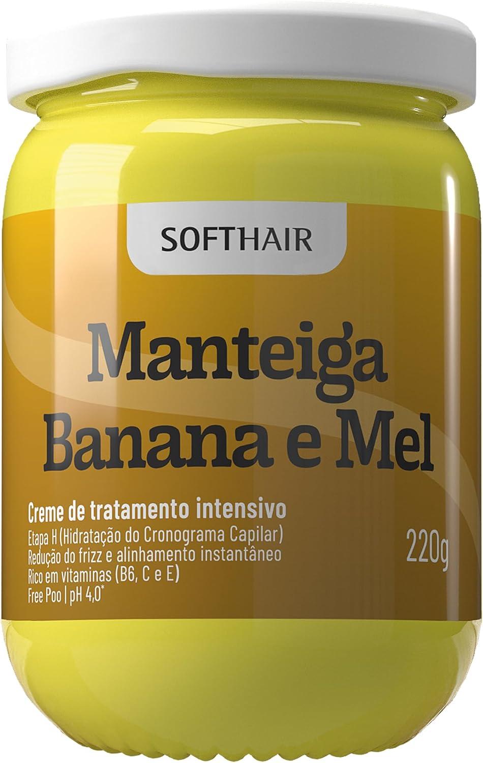 Creme Manteiga de Banana e Mel, Soft Hair