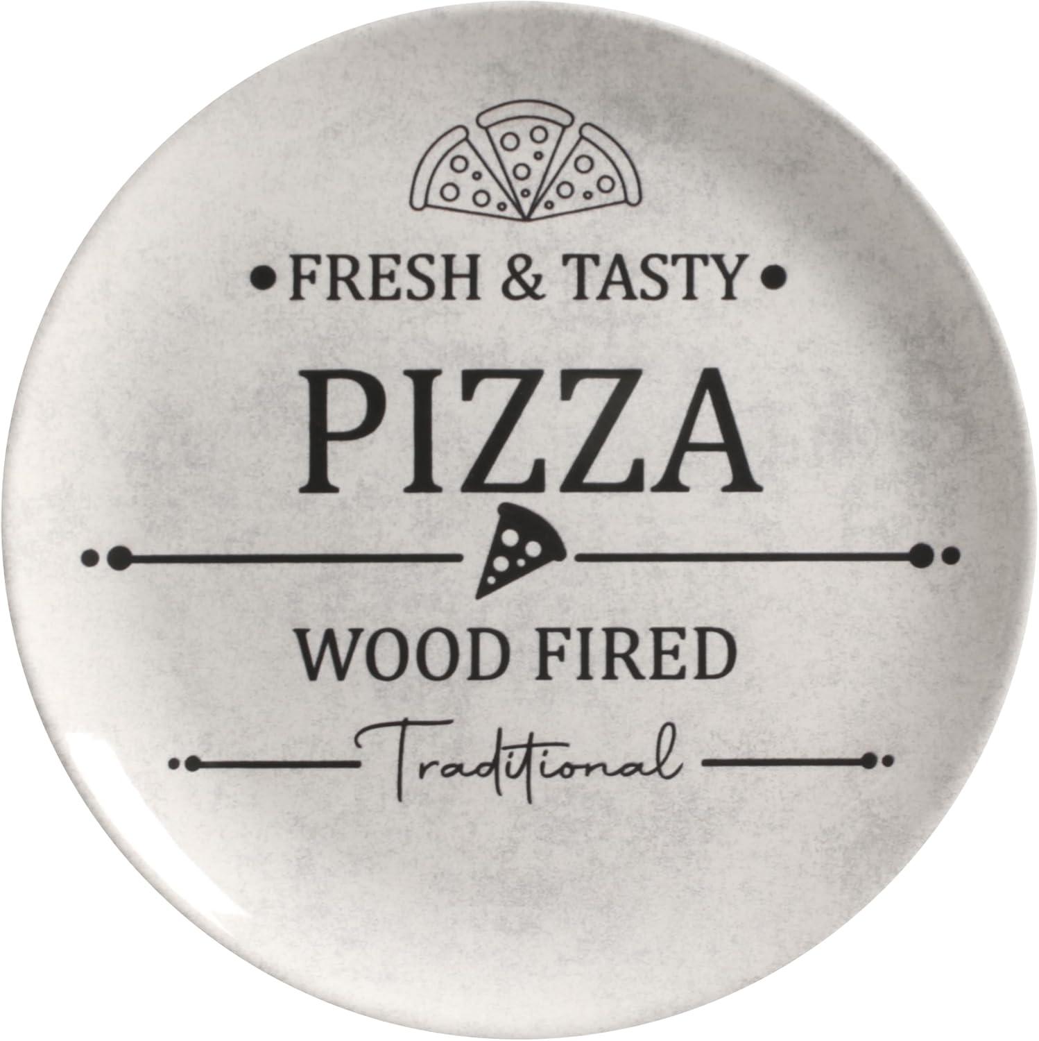 Conjunto C/ 6 Prato Raso Coup Pizza Plate