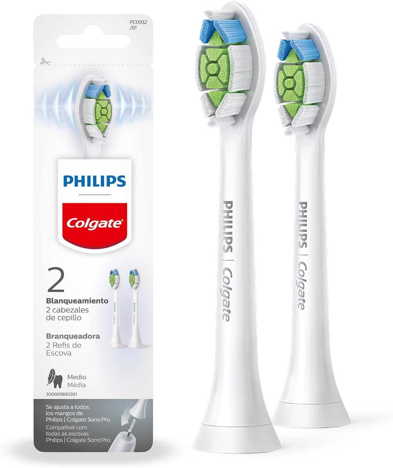 Philips Colgate Refil Branqueadora para Escova de Dente Elétrica, 2 Unid