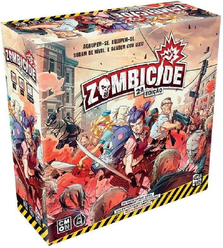 Galápagos, Zombicide (2ª Edição), Jogo de Tabuleiro Cooperativo, 1-6 jogadores, 30-60min