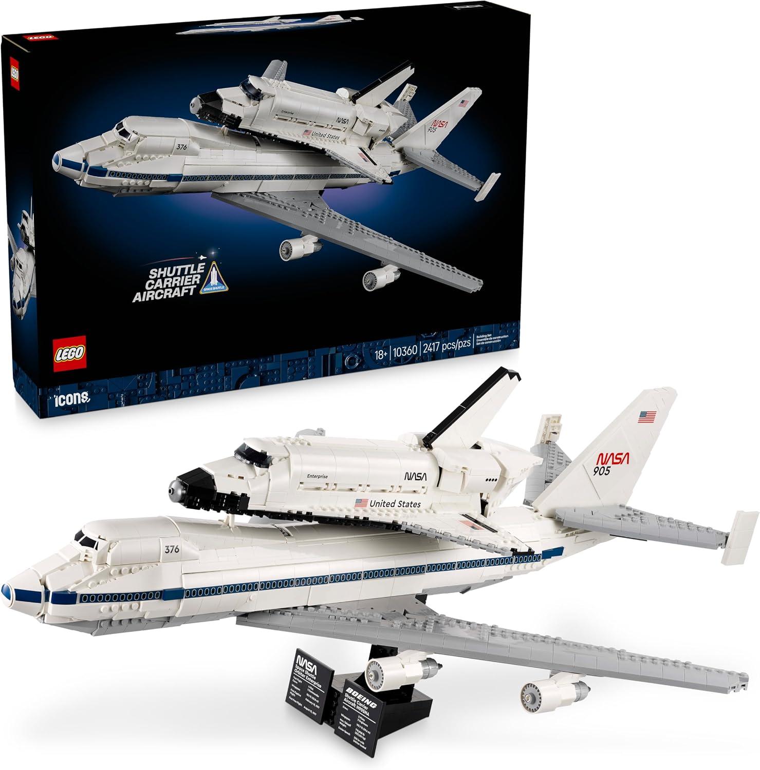 LEGO Icons Nave de Transporte de Ônibus Espacial 10360 (2.417 Peças)