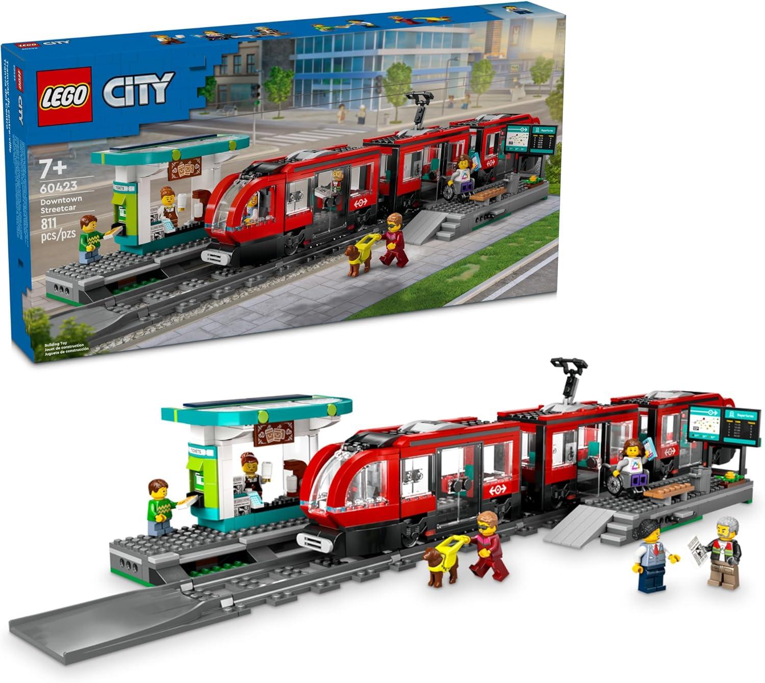 LEGO City Trains Bonde e Estação do Centro da Cidade 60423