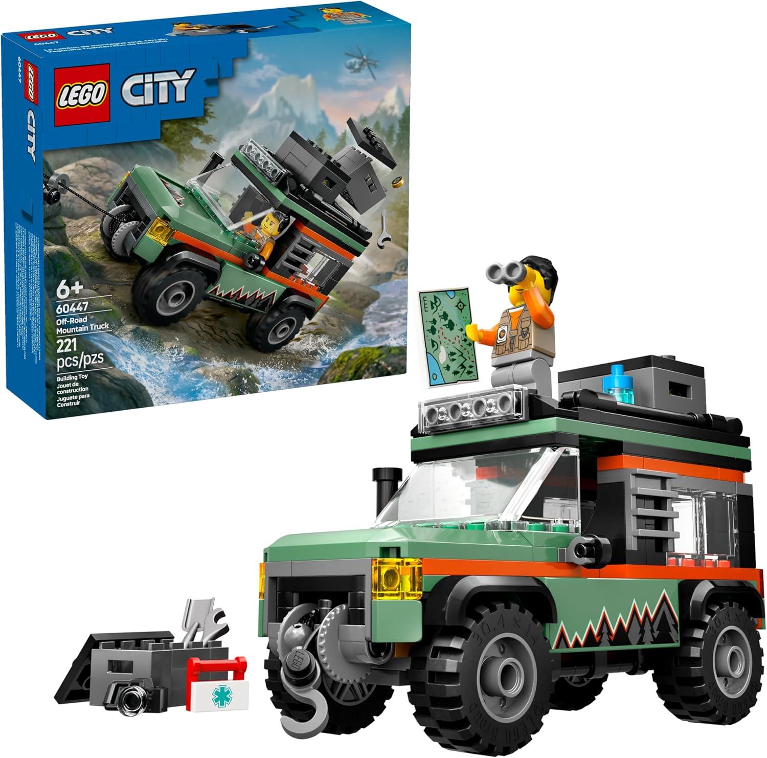 LEGO City Great Vehicles Utilitário Off-Road 4x4 60447 (221 Peças)