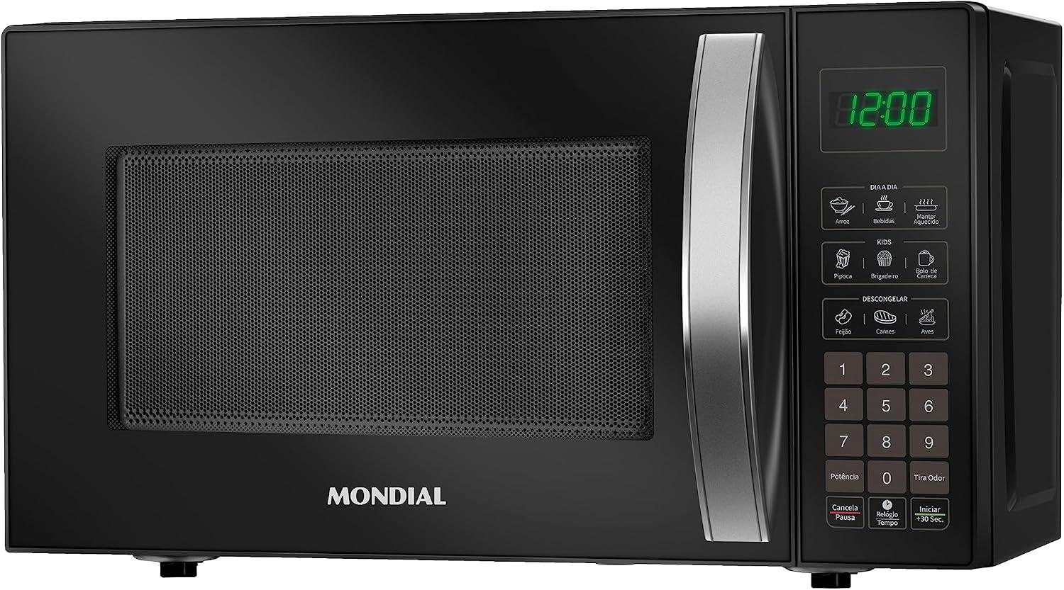 Mondial Micro-ondas, Preto, 1200W, 110V - Mo-01-21-b