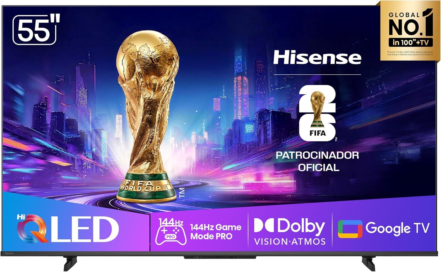 Hisense Smart Tv UHD 4K Hi-qled 55" Polegadas 55q7qg