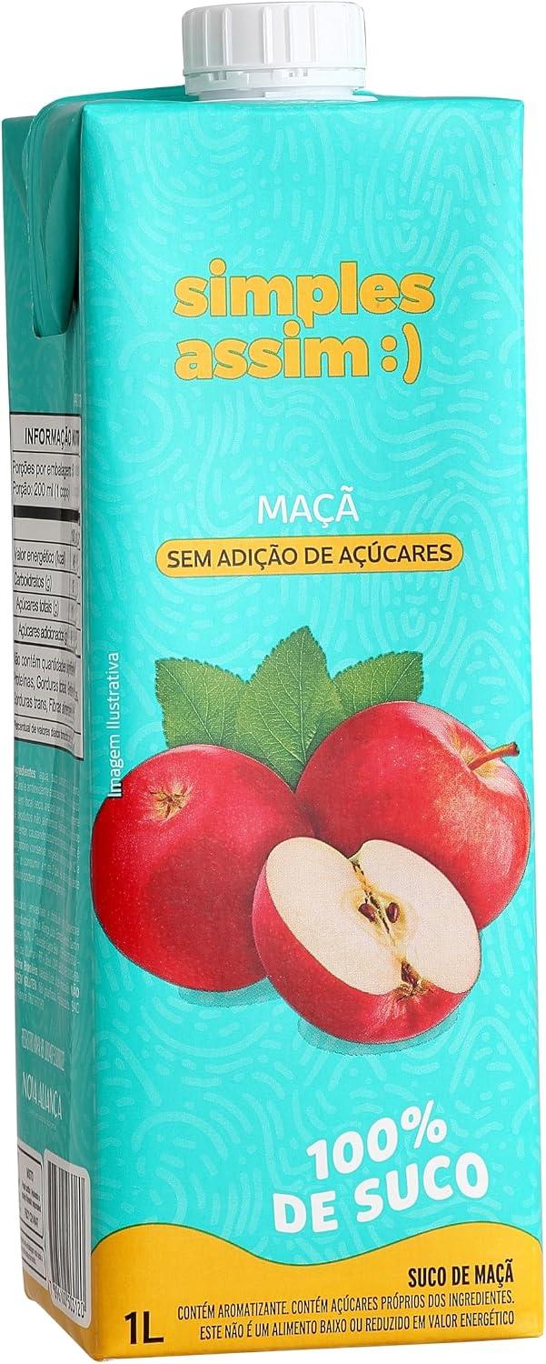 Suco Simples Assim Maçã 1L