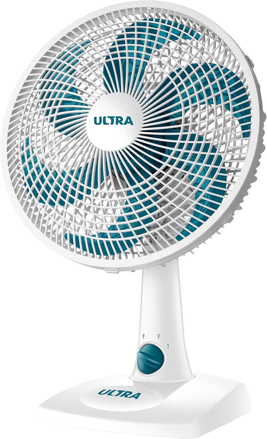 MONDIAL Ventilador de mesa 30cm, 110V, Branco/Azul - V-30-6P