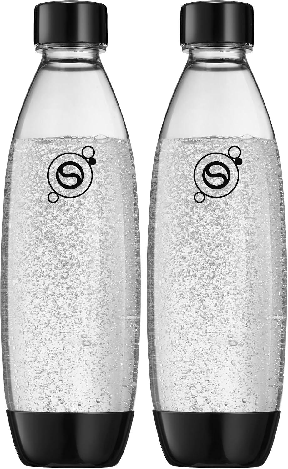 Garrafas Reutilizáveis Para Água Com Gás 1L Kit Com 2 PP SodaStream