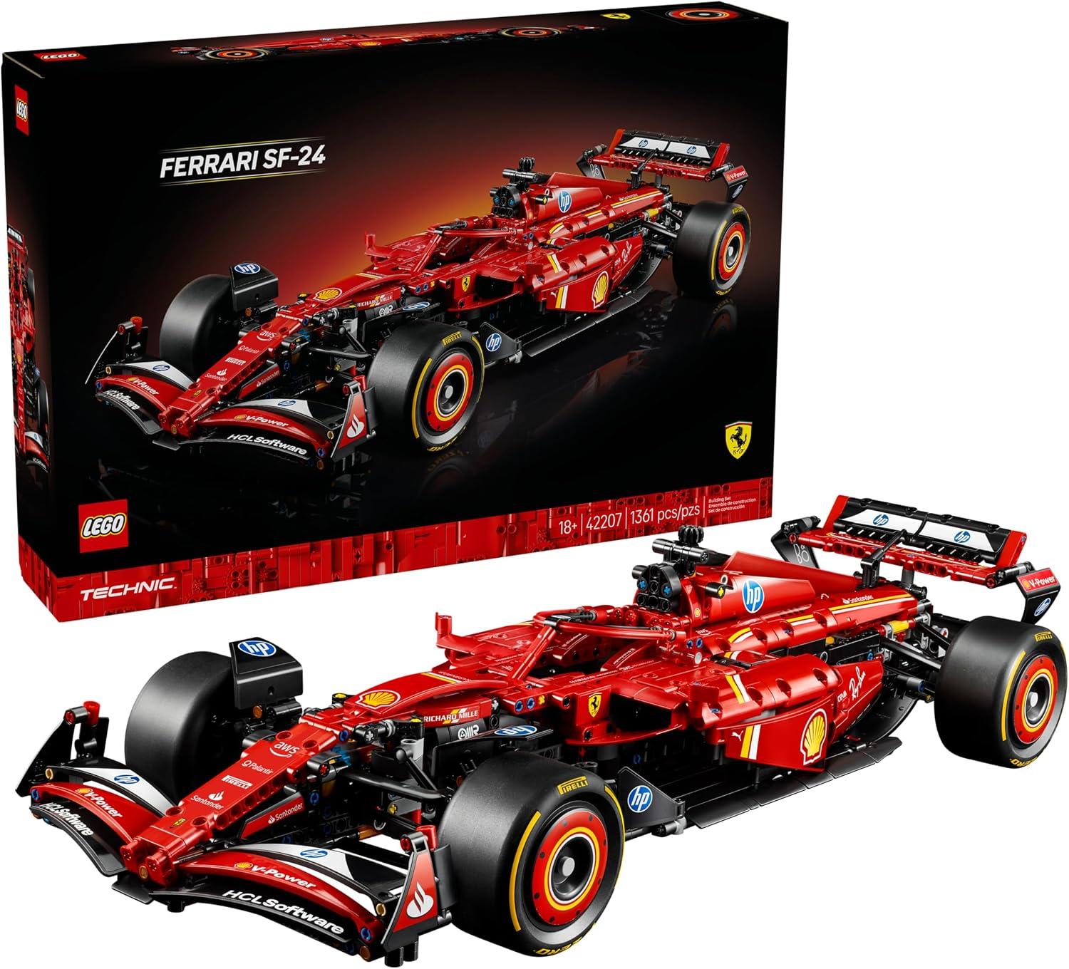 LEGO Technic Carro Ferrari SF-24 F1 42207 (1.361 Peças)