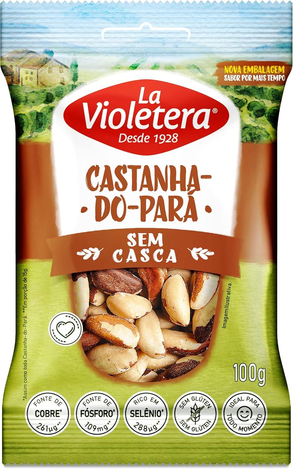 La Violetera Castanha Do Pará Sem Casca 100G