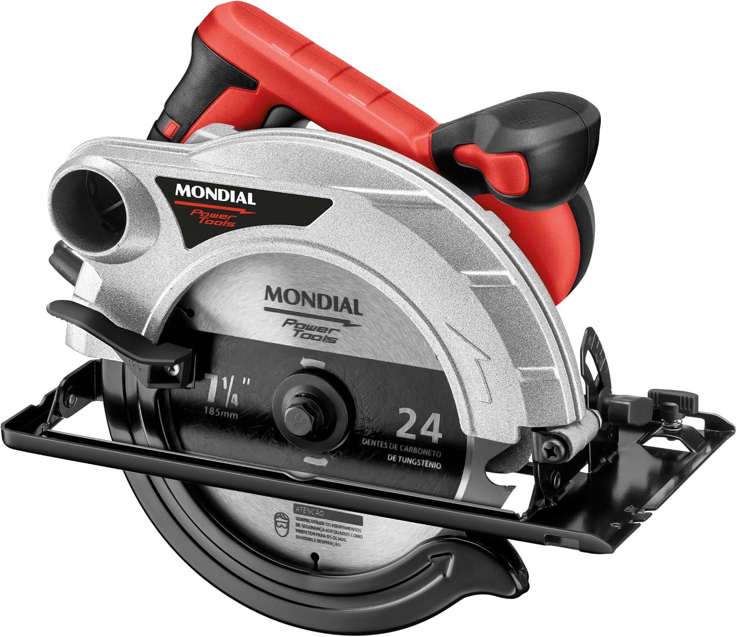 Mondial Serra Circular, Vermelho, 1500W, 220V - Fsc-04