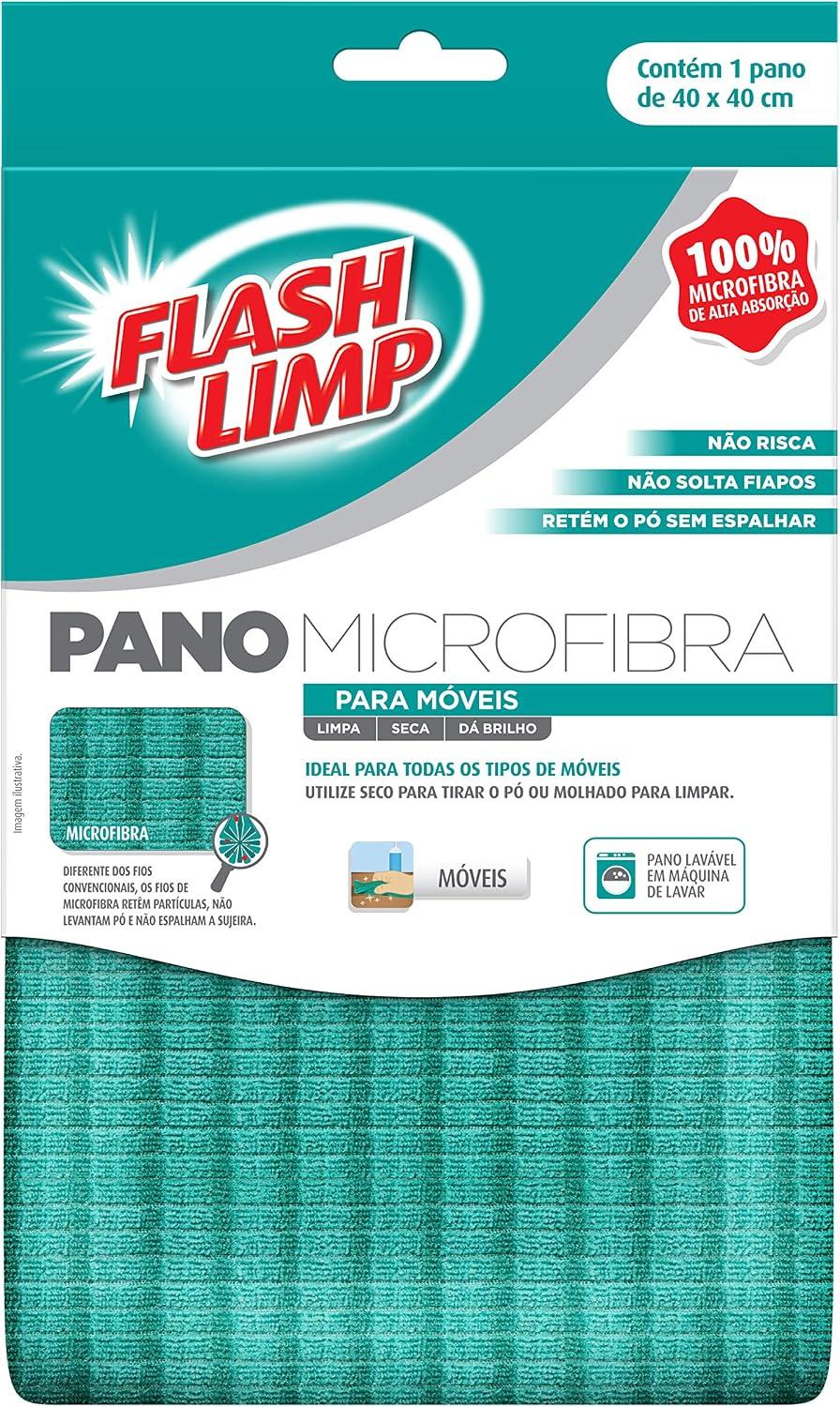 Flash Limp Pano Microfibra Multiuso para Moveis Flp6728